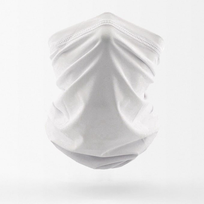 Braga de cuello táctica blanca