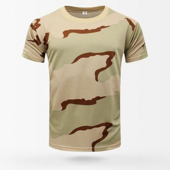 Camiseta táctica camuflaje desértico 3 colores