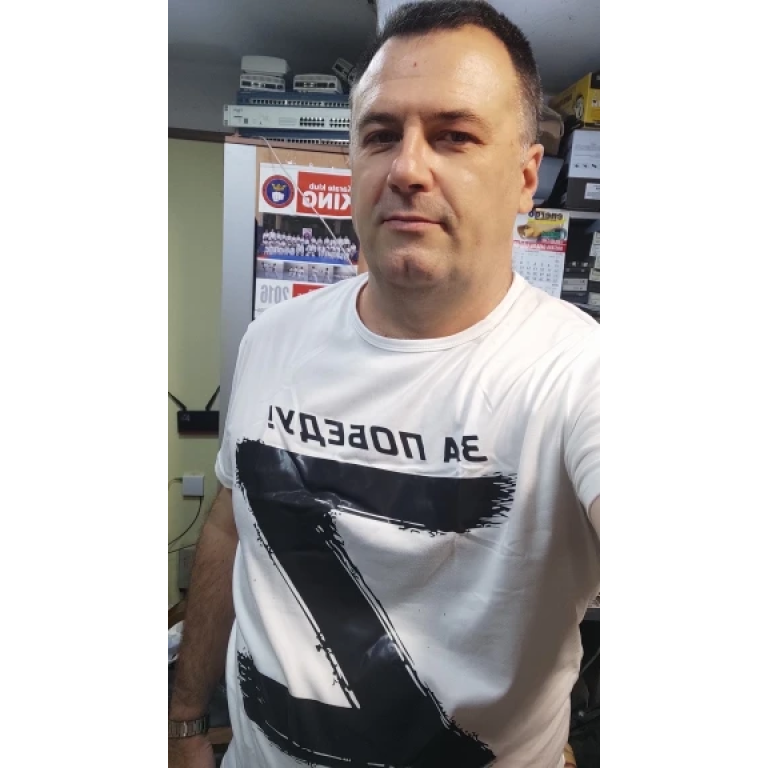 Camiseta rusa Z photo review