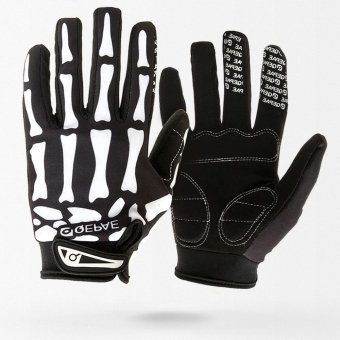 Guantes tácticos con diseño esqueleto