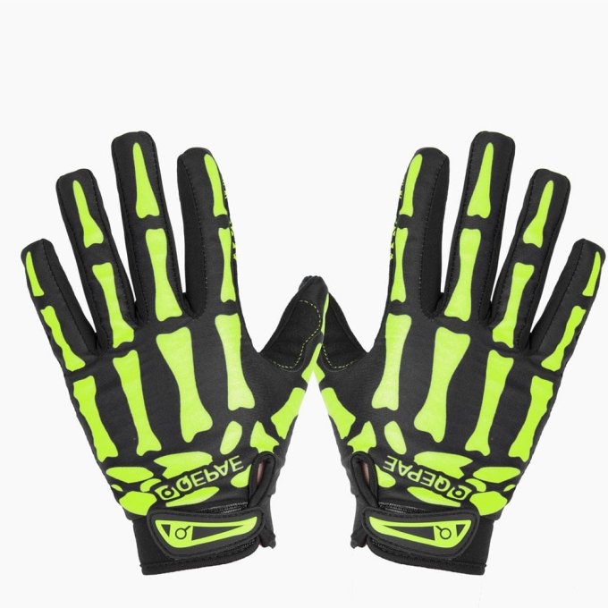 Guantes tácticos con diseño esqueleto - Imagen 4
