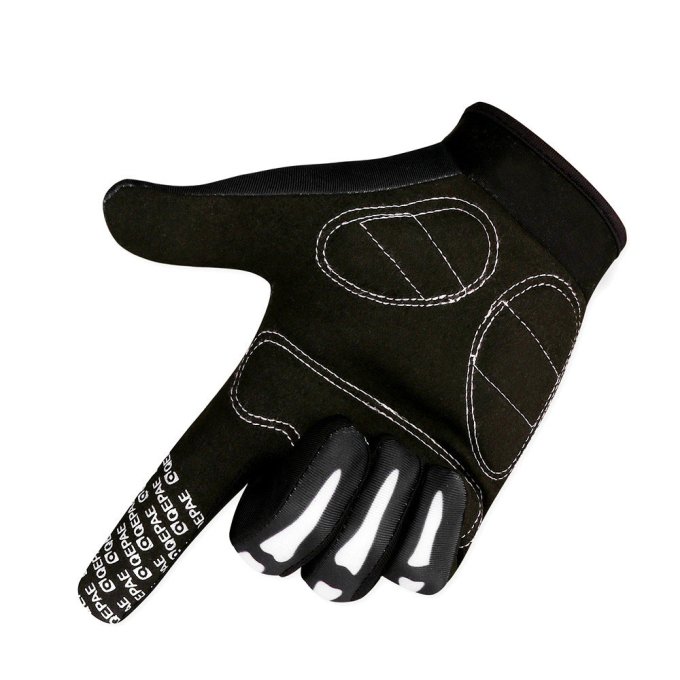 Guantes tácticos con diseño esqueleto - Imagen 3