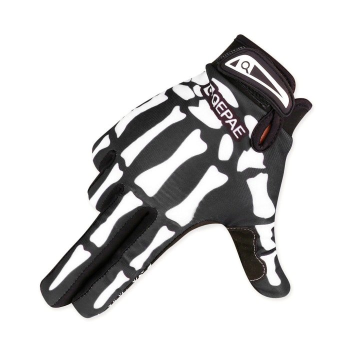 Guantes tácticos con diseño esqueleto - Imagen 2