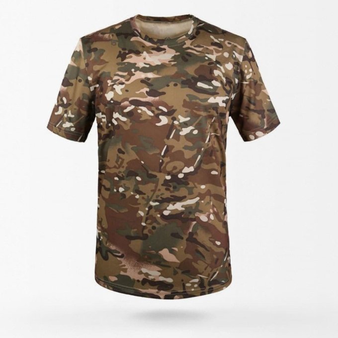 Camiseta táctica camuflaje Multicam