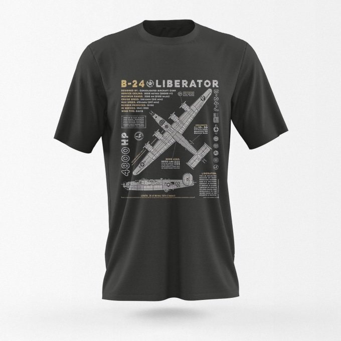 Camiseta militar B-24 Liberator - Imagen 2