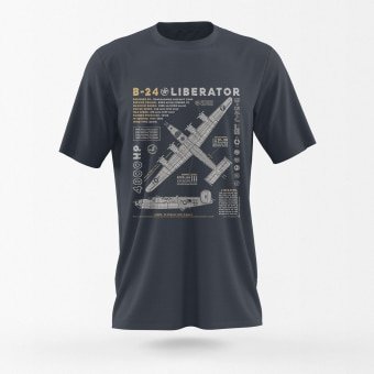 Camiseta militar B-24 Liberator