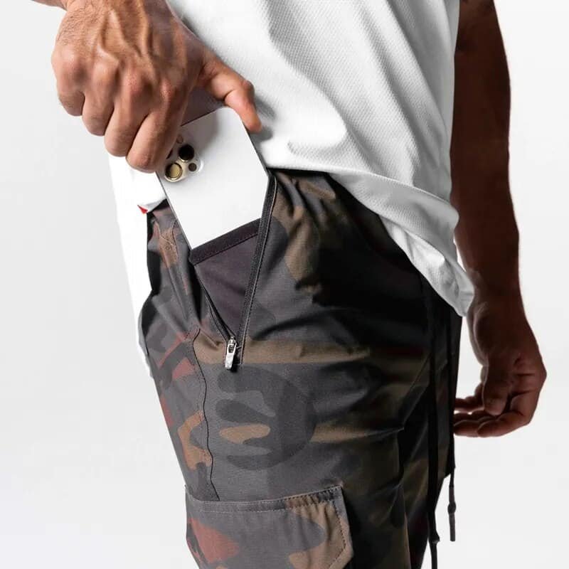 Joggers camuflaje marrón Sportline - Imagen 4