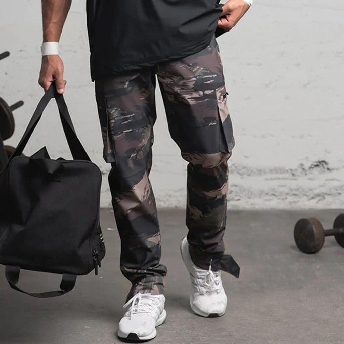 Pantalones de chándal camuflaje verde “Operator” - Imagen 5
