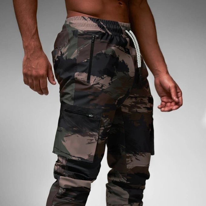 Pantalones de chándal camuflaje verde “Operator” - Imagen 6