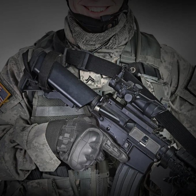 Guantes tácticos de cuero Barrack - Imagen 6