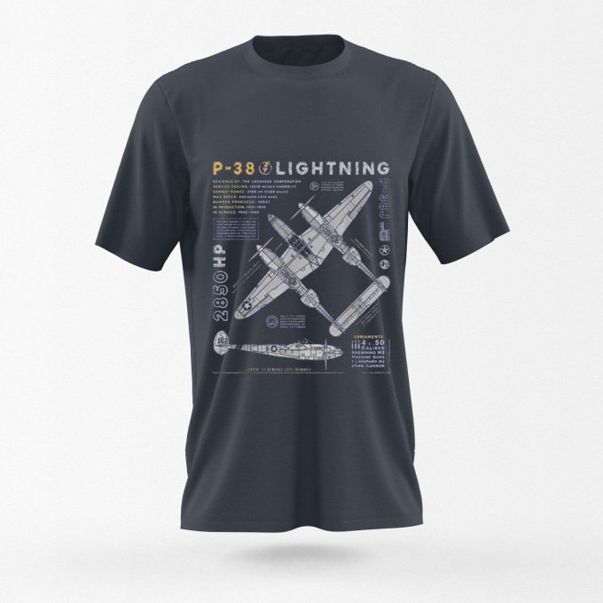 Camiseta P-38 Lightning