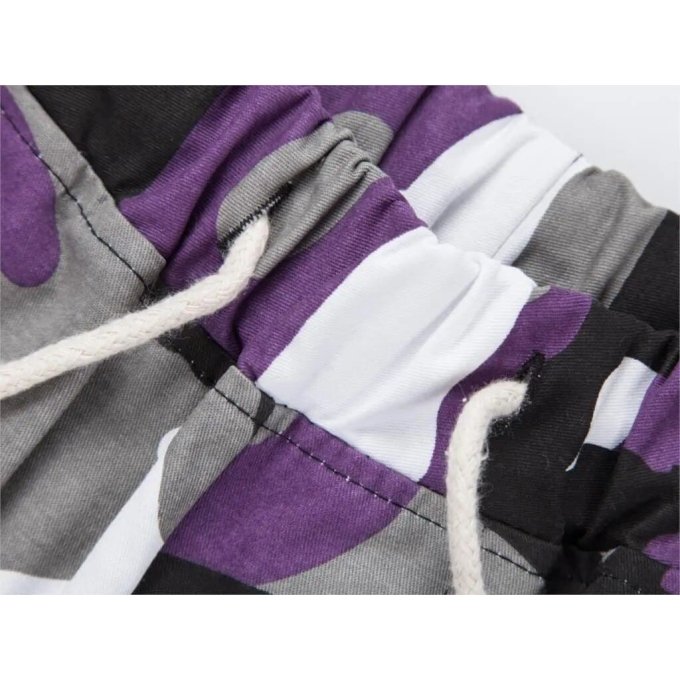 Pantalón jogger camuflaje morado Basis - Imagen 4