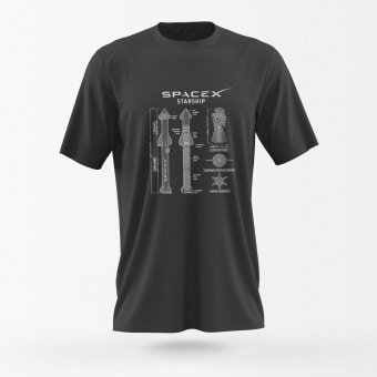 Camiseta SpaceX Starship