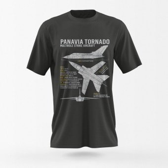 Camiseta avión militar Tornado