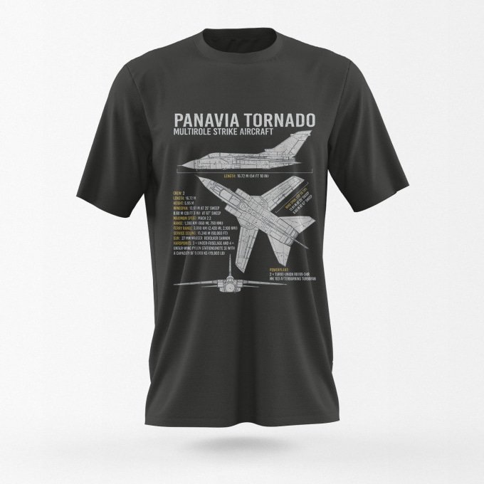 Camiseta avión militar Tornado