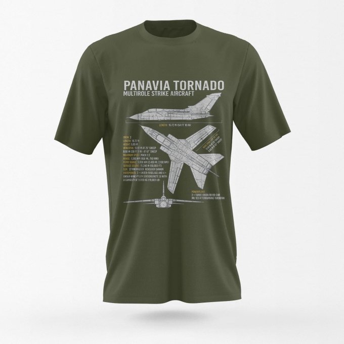 Camiseta avión militar Tornado - Imagen 2