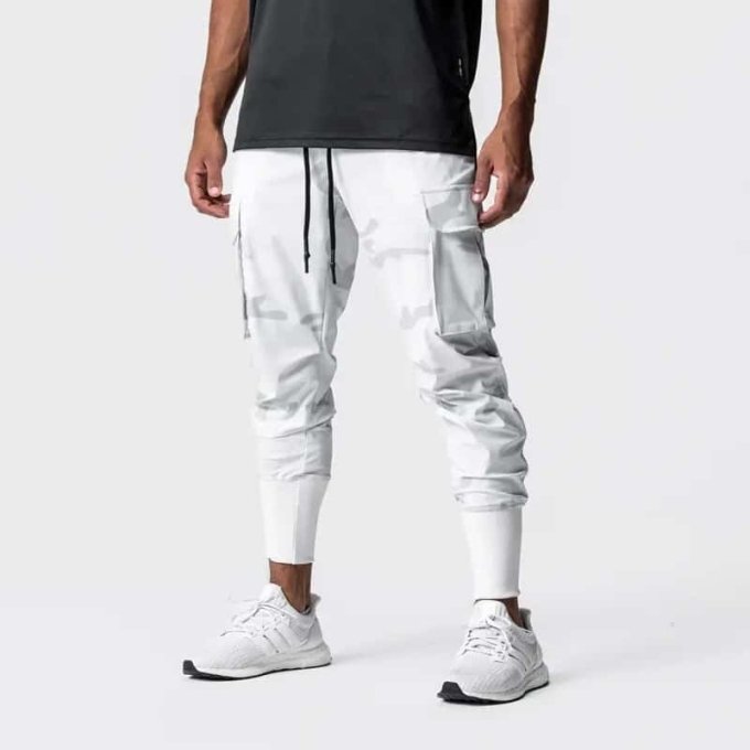 Joggers camuflaje blanco Sportline