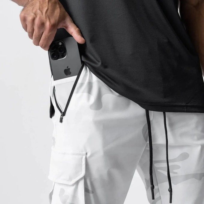Joggers camuflaje blanco Sportline - Imagen 6