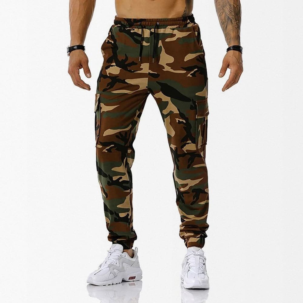 Joggers tácticos verde camuflaje