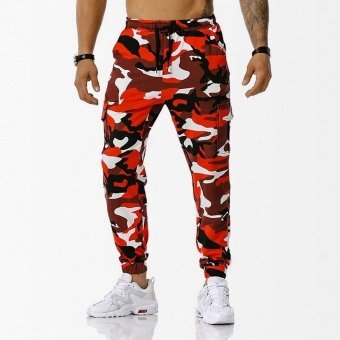 Joggers camuflaje rojo "Street"