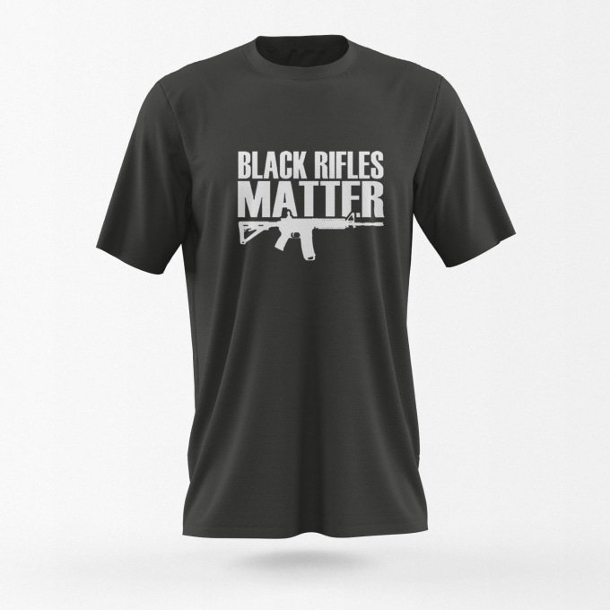 Camiseta Black Rifles Matter - Imagen 2