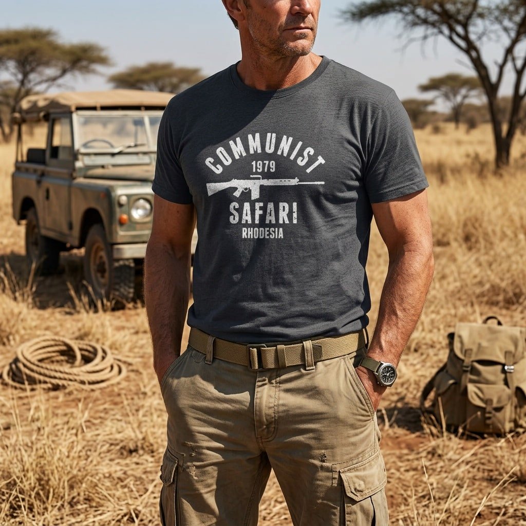 Communist Safari Rhodesia T shirt