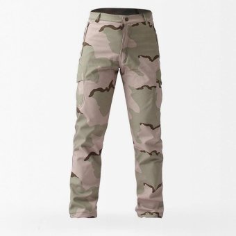 Pantalones Softshell Impermeables Camuflaje Desértico 3 Colores