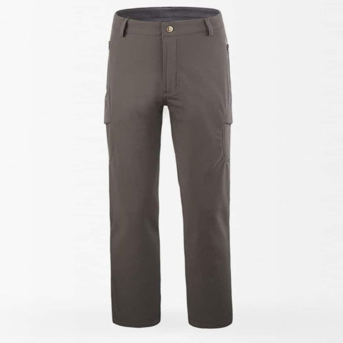 Pantalones softshell impermeables grises