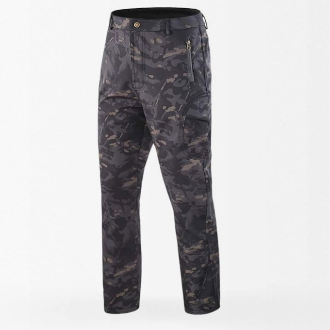 Pantalones softshell impermeables Multicam Black