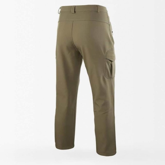 Pantalones Softshell Impermeables Oliva - Imagen 2
