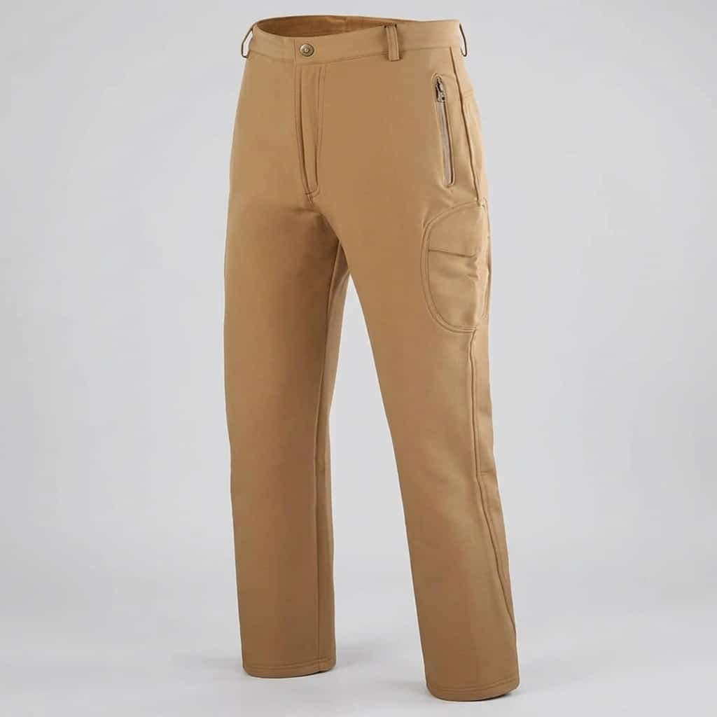 Waterproof softshell pants – Coyote