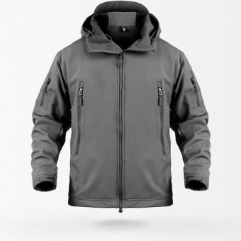 Chaqueta táctica softshell gris "Veter"