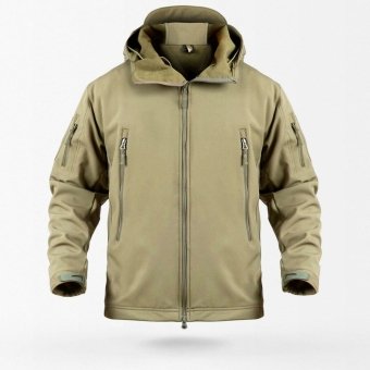 Chaqueta softshell caqui Veter