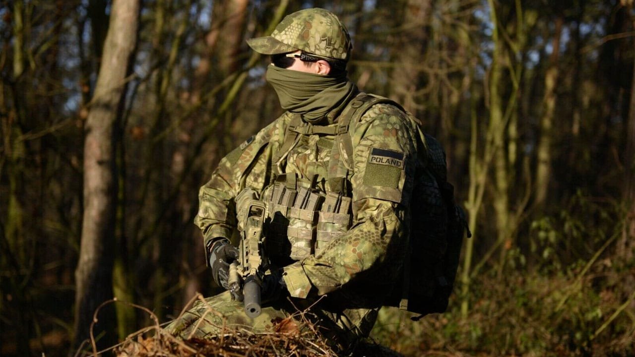 Kryptek Mandrake en uso