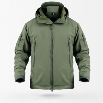 Chaqueta softshell verde oliva "Veter"