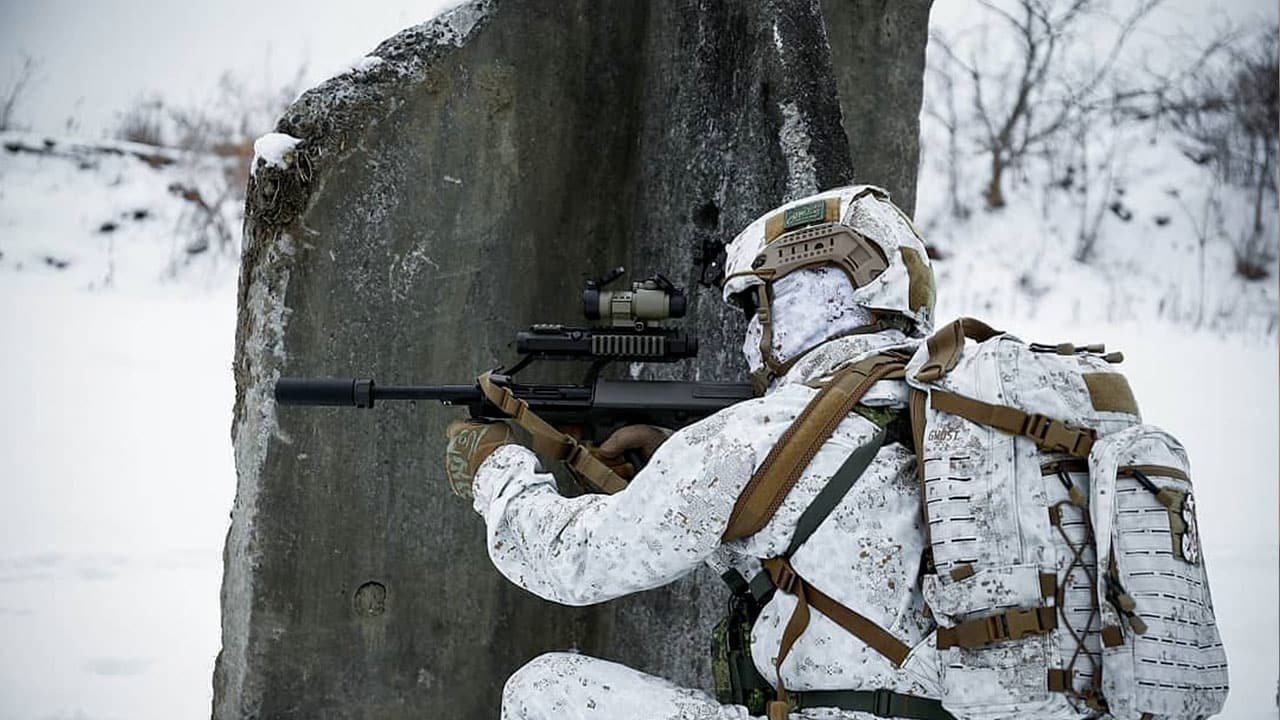 Pencott snowdritf en uso