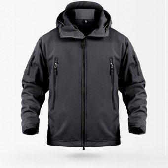 Chaqueta softshell táctica negra “Veter”