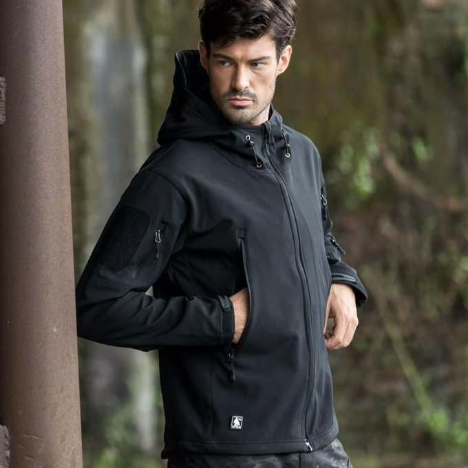 Chaqueta softshell táctica negra “Veter” - Imagen 2