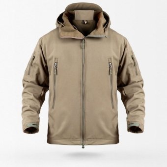 Chaqueta softshell marrón coyote "Veter"