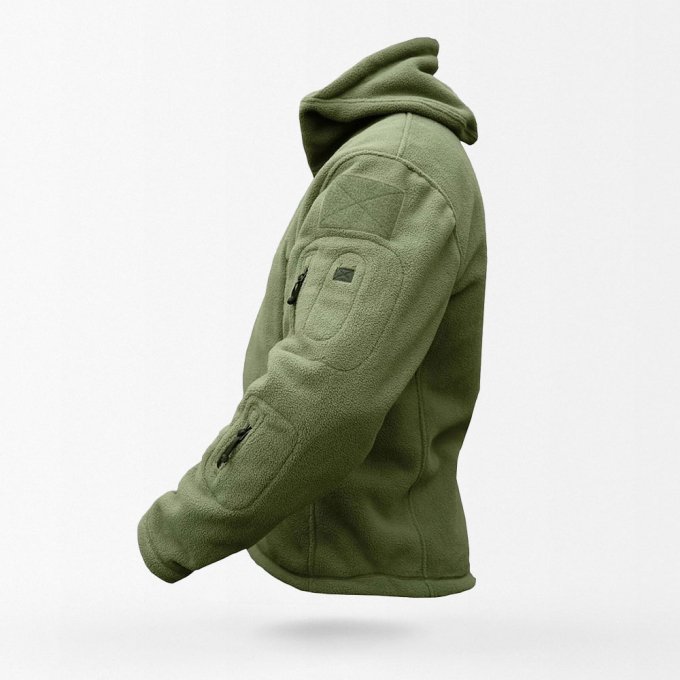 Chaqueta polar táctica militar con capucha de EEUU - Imagen 2