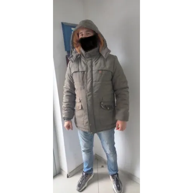 Parka militar forrada de forro polar photo review