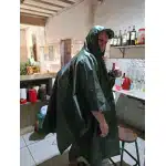 Poncho militar impermeable verde oliva photo review