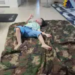 Forro para poncho militar camuflaje Woodland photo review