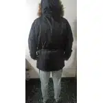 Parka militar con capucha de piel photo review