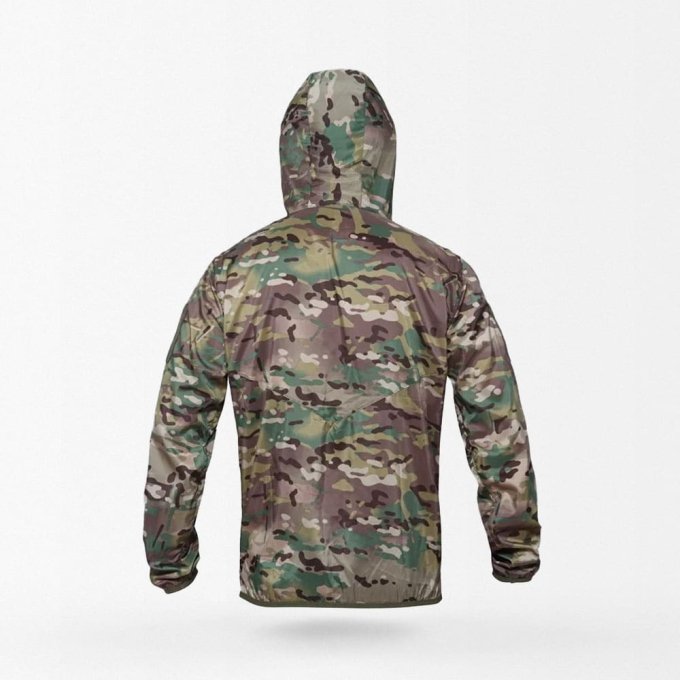 Chaqueta impermeable táctica camuflaje con capucha TB - Imagen 3