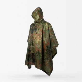 Poncho de lluvia camuflaje Flecktarn