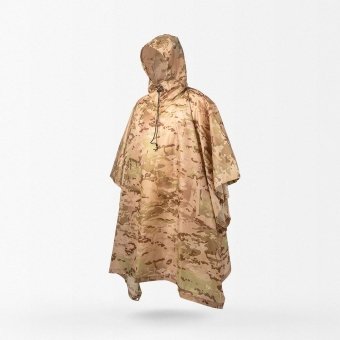 Poncho de lluvia Multicam Arid