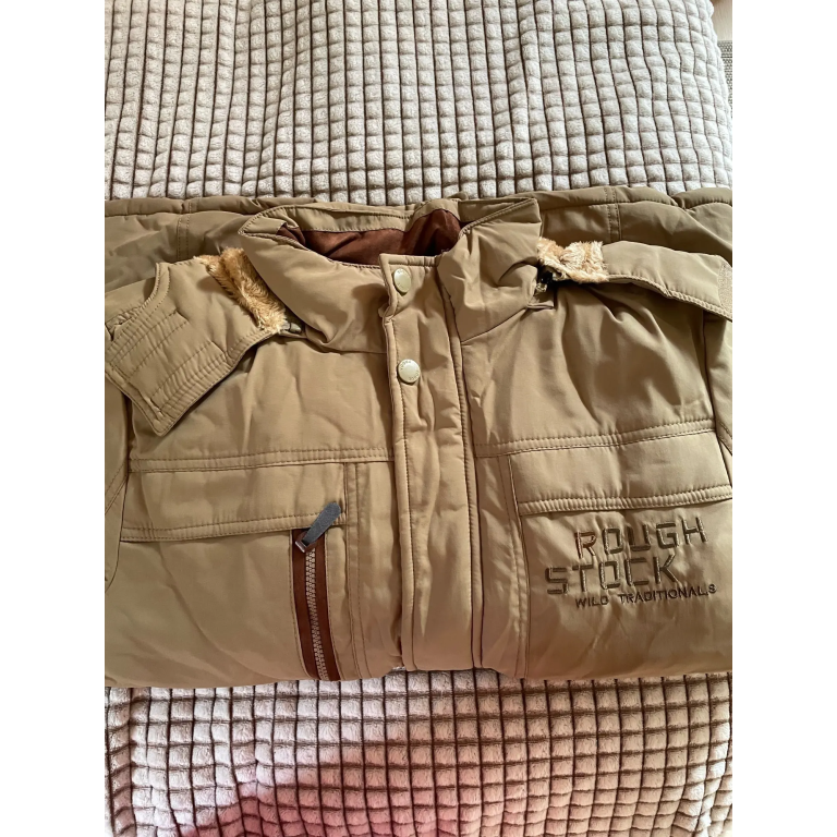 Parka militar forrada de forro polar photo review