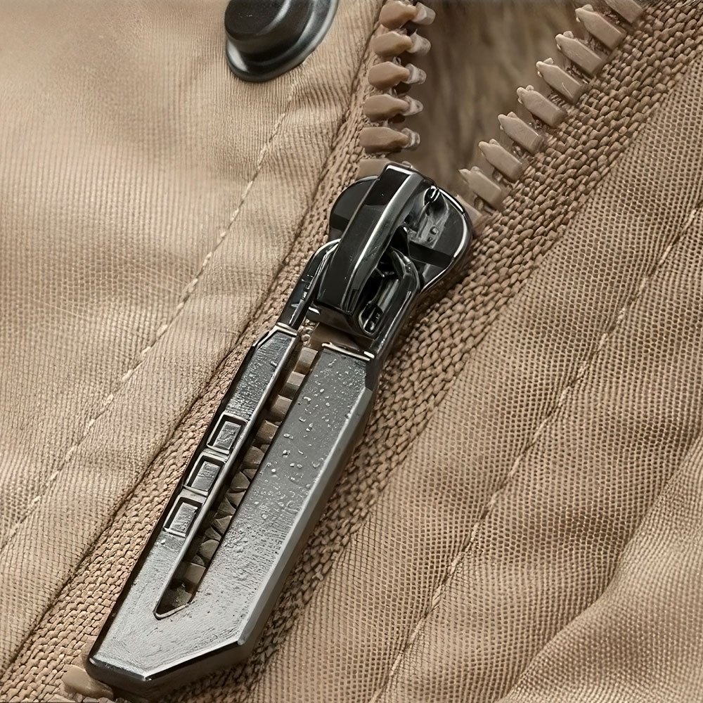 Parka táctica militar con forro de piel - Imagen 4