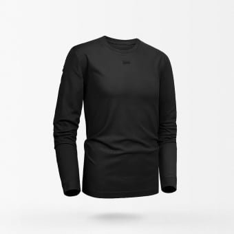 Camiseta táctica militar de manga larga negra